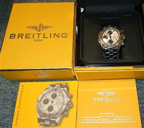 breitling superocean chrono ebay